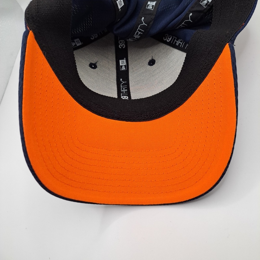 New Era Denver Broncos 39Thirty Blue Cap Hat 100 Season M/L - Picture 7 of 9